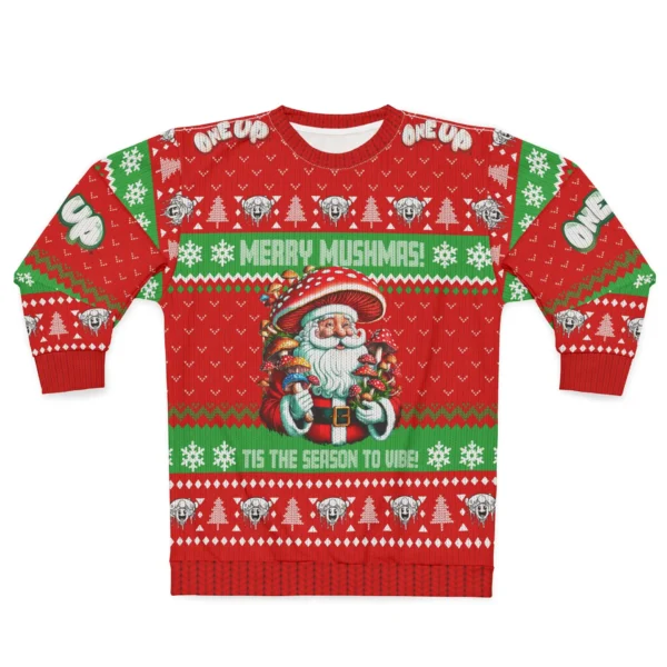 One  Up “Merry Mushmas” Ugly Xmas Sweater