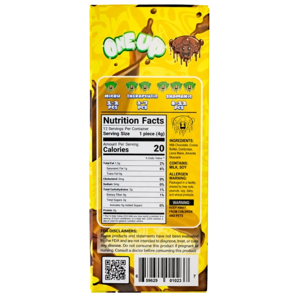 CHOCOLATE MILK MUSHROOM CHOCOLATE BAR-10 PACK - Image 3